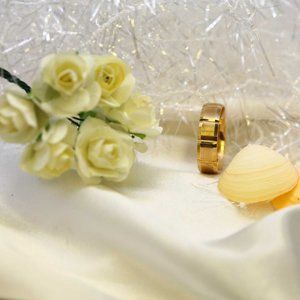 10 K Gold wedding Band 6mm , white gold, yellow gold, rose gold, engagement